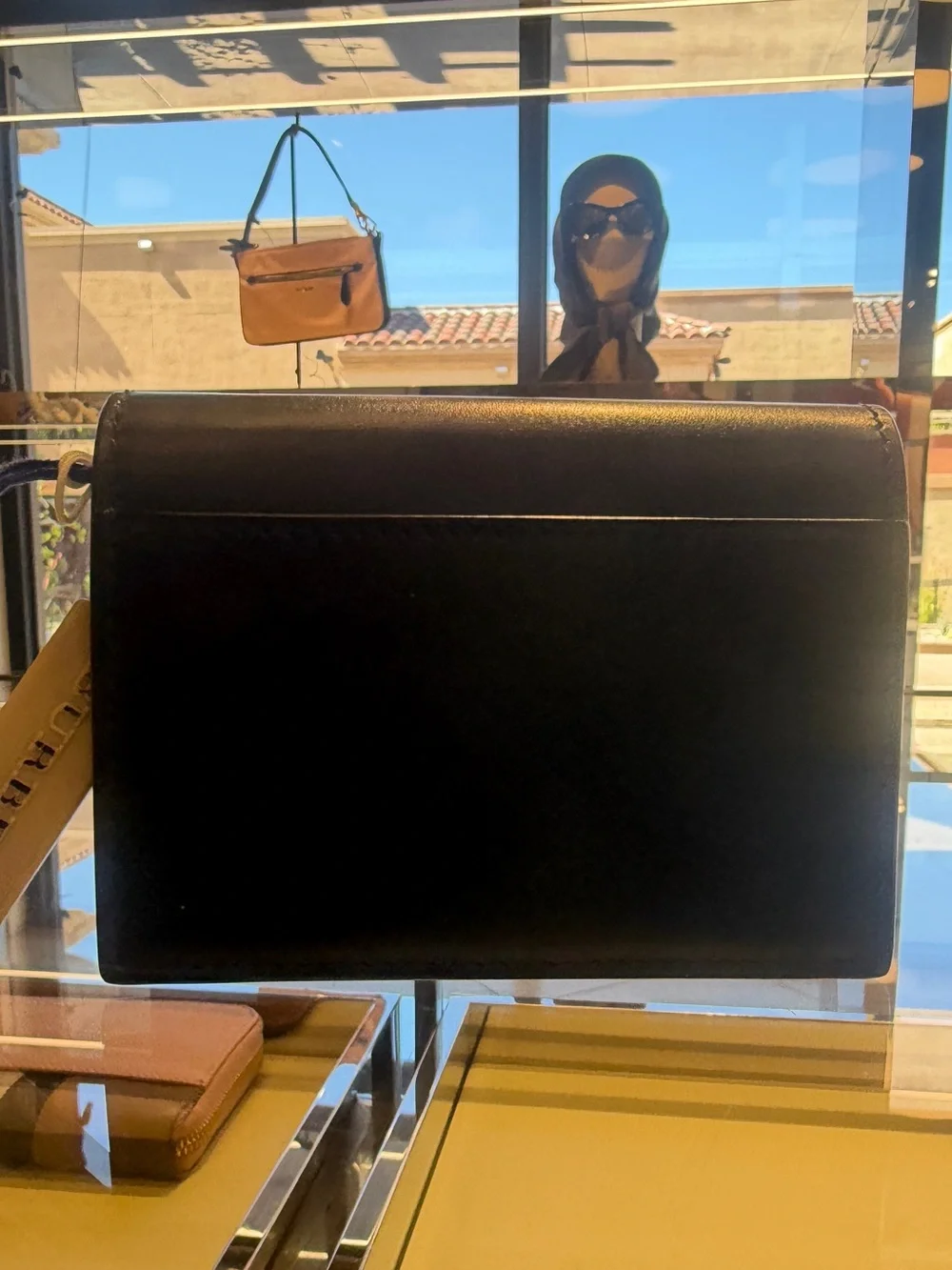 Burberry Black Leather Card Holder
